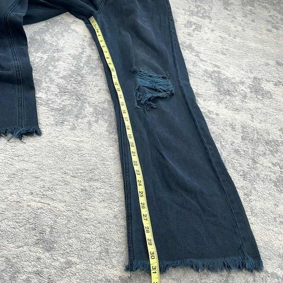 New PTCL Dahlia High Rise 90s Straight Leg Distressed Destroyed Jeans Sz 29 - Picture 9 of 14